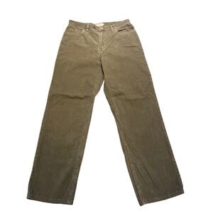 J Crew Corduroy Pants Men's Size 34x32 Khaki Straight Leg classic‎ Casual